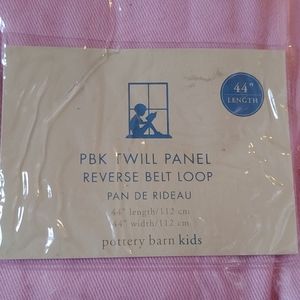 Pottery Barn kids reverse belt loop window treatme